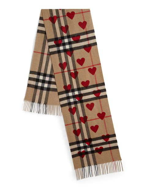 burberry giant heart scarf|original burberry scarf.